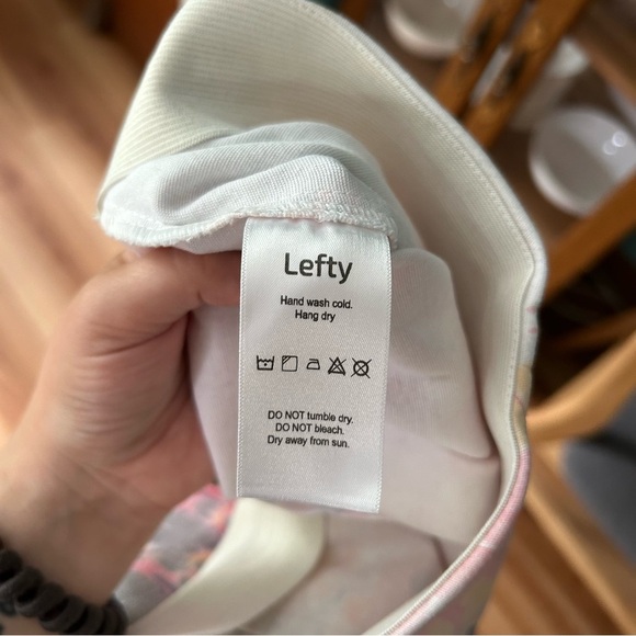 Lefty Multicolor Custom Dyed Marbled High Rise Kick Flare Pants - Picture 8 of 8